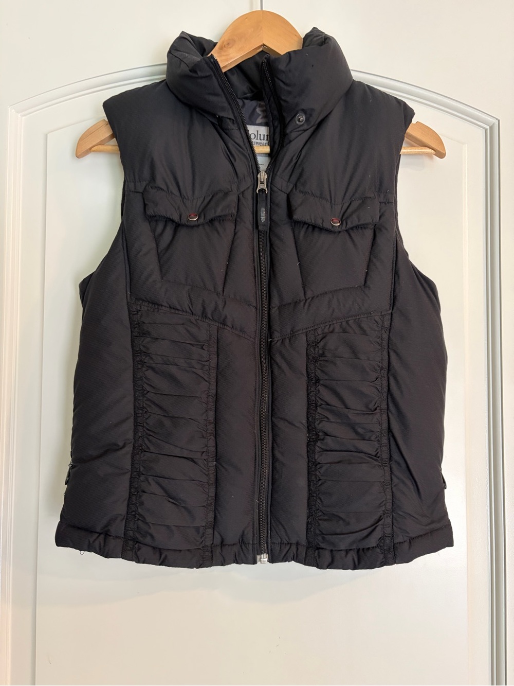 Columbia Titanium Women’s Black Quilted Puffer Vest Insulated Full Zip S